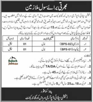 Station Supply Depot ASC Quetta Cantt Jobs 2026 Advertisement